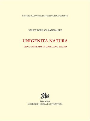cover image of Unigenita Natura